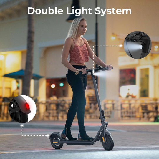 Patinete eléctrico Jasion JS2 para desplazamientos diarios, motor de 350W, autonomía de 25km
