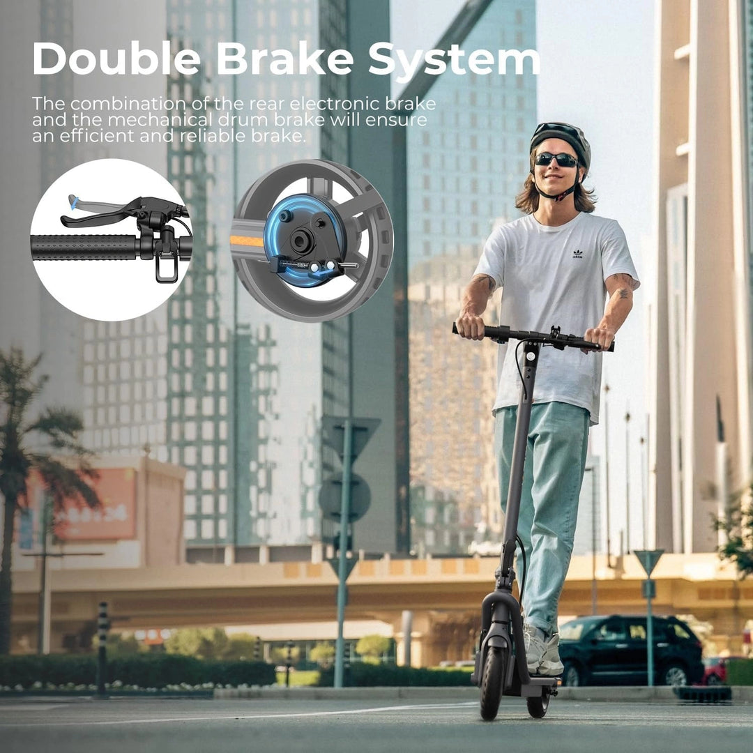 Patinete eléctrico Jasion JS2 para desplazamientos diarios, motor de 350W, autonomía de 25km