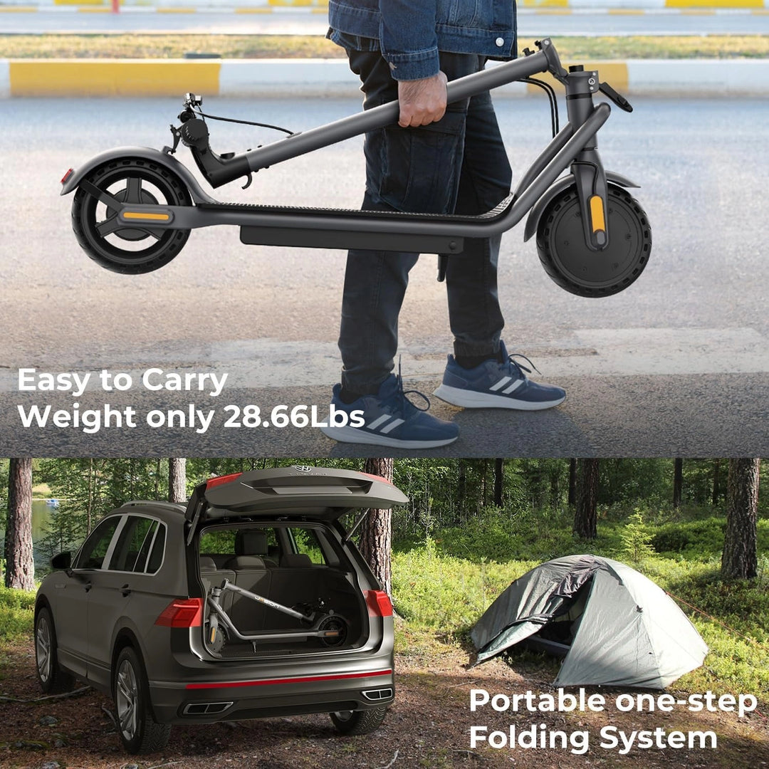 Patinete eléctrico Jasion JS2 para desplazamientos diarios, motor de 350W, autonomía de 25km