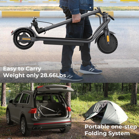 Patinete eléctrico Jasion JS2 para desplazamientos diarios, motor de 350W, autonomía de 25km