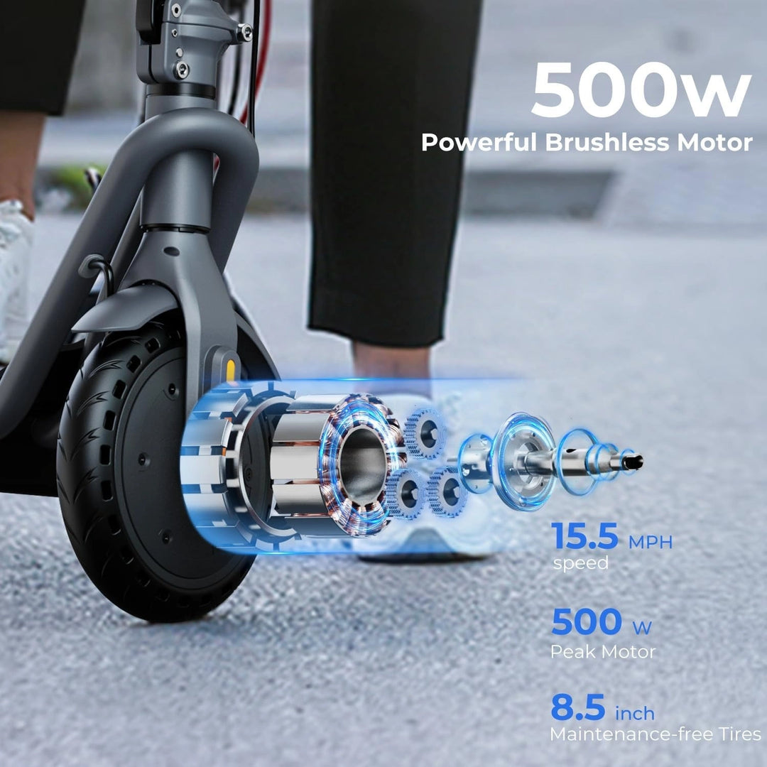 Patinete eléctrico Jasion JS2 para desplazamientos diarios, motor de 350W, autonomía de 25km
