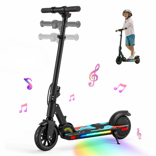 K4Pro Kids Electric Scooter - Max Load 70kg, 9km Range, Telescopic & Foldable