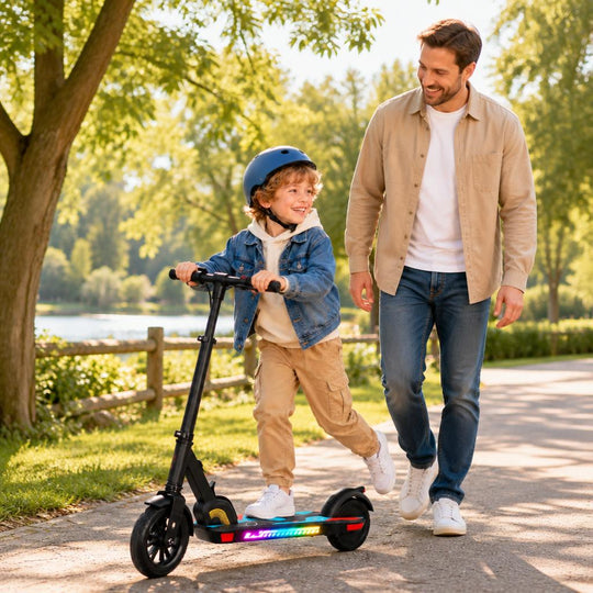 K4Pro Kids Electric Scooter - Max Load 70kg, 9km Range, Telescopic & Foldable