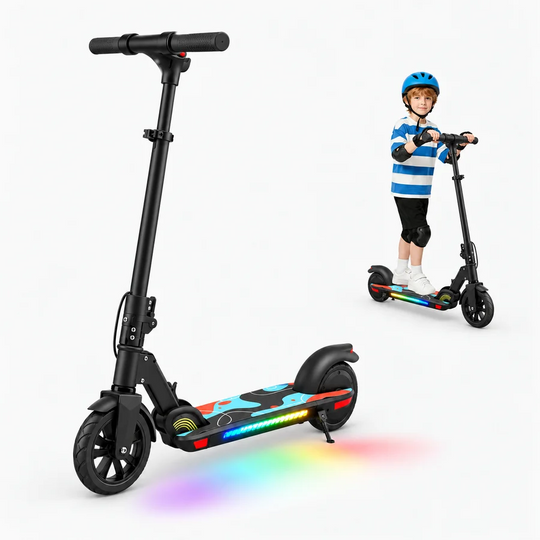 K4Pro Kids Electric Scooter - Max Load 70kg, 9km Range, Telescopic & Foldable
