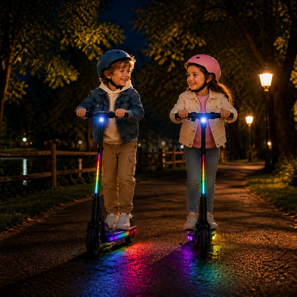 K4Pro Kids Electric Scooter - Max Load 70kg, 9km Range, Telescopic & Foldable