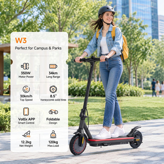 Finbike W3 Pendler-Elektroroller, 350-W-Motor, 34km Reichweite
